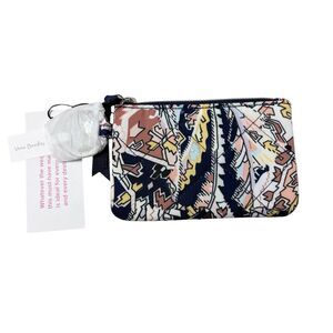 Vera Bradley Zip ID Case in Tangier Paisley NWT